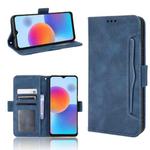 For ZTE Blade A52 Skin Feel Calf Pattern Leather Phone Case(Blue)