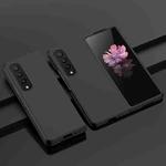 For Samsung Galaxy Z Fold4 Big Hole Fuel Injection PC Skin Feel Phone Case(Black)