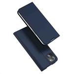For iPhone 14 Plus DUX DUCIS Skin Pro Series Shockproof Horizontal Flip Leather Phone Case (Dark Blue)