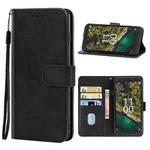 For Nokia C100 Leather Phone Case(Black)