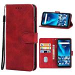For UMIDIGI BISON 2 PRO Leather Phone Case(Red)