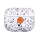 Wireless Earphone TPU Protective Case For AirPods Pro(White Meteorite Astronaut)