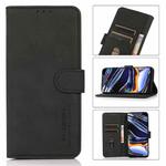 For OPPO Reno8 KHAZNEH Matte Texture Leather Phone Case(Black)