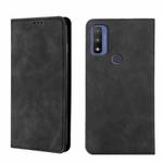 For Motorola G Pure Skin Feel Magnetic Horizontal Flip Leather Phone Case(Black)