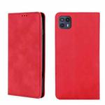 For Motorola Moto G50 5G Skin Feel Magnetic Horizontal Flip Leather Phone Case(Red)