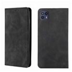 For Motorola Moto G50 5G Skin Feel Magnetic Horizontal Flip Leather Phone Case(Black)