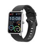 ZX18 1.57 inch HD Screen Smart Watch, Support Heart Rate Monitoring/Blood Oxygen Monitoring(Black)