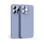 For iPhone 12 Pro Lens Glass Film Liquid State Phone Case(Purple)