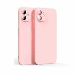 Lens Glass Film Liquid State Phone Case For iPhone 11(Pink)