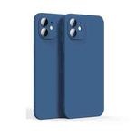 Lens Glass Film Liquid State Phone Case For iPhone 11(Blue)