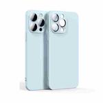 Lens Glass Film Liquid State Phone Case For iPhone 11 Pro(Sierra Blue)