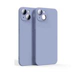 For iPhone 13 mini Lens Glass Film Liquid State Phone Case (Purple)