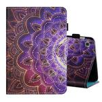 For Lenovo Tab M10 3rd Gen Coloured Drawing Stitching Smart Leather Tablet Case(Mandala)