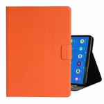 For Lenovo Tab M10 Plus 10.6 3rd Gen 2022 Solid Color Smart Leather Tablet Case(Orange)