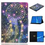 For Lenovo Tab M10 3rd Gen Voltage Coloured Drawing Smart Leather Tablet Case(Windbell)