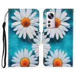 For Xiaomi 12 Lite Colored Drawing Pattern Flip Leather Phone Case(Daisy)