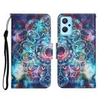 For Realme 9i Colored Drawing Pattern Flip Leather Phone Case(Star Mandala)