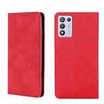 For OPPO K9s/Realme Q3s Skin Feel Magnetic Horizontal Flip Leather Phone Case(Red)