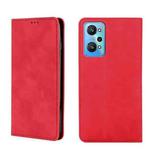 For OPPO Realme GT Neo2 5G Skin Feel Magnetic Horizontal Flip Leather Phone Case(Red)