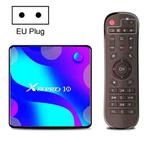 X88 PRO10 4K Smart TV BOX Android 11.0 Media Player, RK3318 Quad-Core 64bit Cortex-A53, RAM: 4GB, ROM: 32GB(EU Plug)