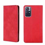 For Xiaomi Redmi Note 11 5G/Xiaomi Poco M4 Pro 5G Skin Feel Magnetic Flip Leather Phone Case(Red)