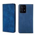 For Xiaomi Mix 4 Skin Feel Magnetic Flip Leather Phone Case(Blue)