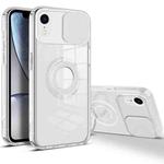 For iPhone XR Sliding Camera Cover Design TPU Phone Case(White)
