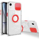 For iPhone XR Sliding Camera Cover Design TPU Phone Case(Red)