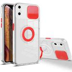 For iPhone XS Max Sliding Camera Cover Design TPU Phone Case(Red)