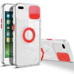 For iPhone SE 2022 / SE 2020 / 8 / 7 Sliding Camera Cover Design TPU Phone Case(Red)
