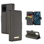 For OPPO Realme V11 5G MUXMA MX115 Cross Texture Oil Edge Flip Leather Phone Case(Grey)