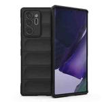 For Samsung Galaxy Note20 Ultra Magic Shield TPU + Flannel Phone Case(Black)