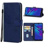 For Huawei Enjoy 9e Leather Phone Case(Blue)