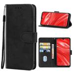 For Huawei Enjoy 9s Leather Phone Case(Black)