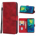 For Huawei Mate 20 Pro Leather Phone Case(Red)