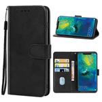 For Huawei Mate 20 Pro Leather Phone Case(Black)