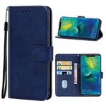 For Huawei Mate 20 Pro Leather Phone Case(Blue)