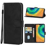 For Huawei Mate 30 Leather Phone Case(Black)