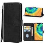 For Huawei Mate 30 Pro Leather Phone Case(Black)