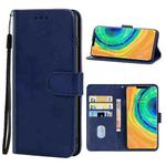 For Huawei Mate 30 Pro Leather Phone Case(Blue)