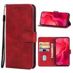 For Huawei nova 4 Leather Phone Case(Red)