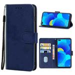 For Huawei nova 6 5G Leather Phone Case(Blue)
