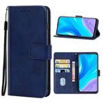 For Huawei P smart+ 2019 Leather Phone Case(Blue)