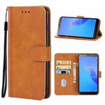 For Huawei Y5 Lite 2018 Leather Phone Case(Brown)