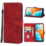 For Huawei Y6 Pro 2019 Leather Phone Case(Red)