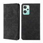 For OnePlus Nord CE 2 Lite 5G Skin Feel Magnetic Horizontal Flip Leather Phone Case(Black)
