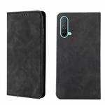 For OnePlus Nord CE 5G Skin Feel Magnetic Horizontal Flip Leather Phone Case(Black)