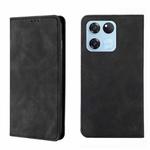 For OnePlus Ace Racing Skin Feel Magnetic Horizontal Flip Leather Phone Case(Black)