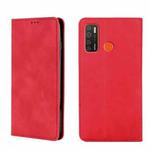 For Tecno Camon 15/Camon 15 Air Skin Feel Magnetic Horizontal Flip Leather Phone Case(Red)