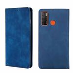 For Tecno Camon 15/Camon 15 Air Skin Feel Magnetic Horizontal Flip Leather Phone Case(Blue)